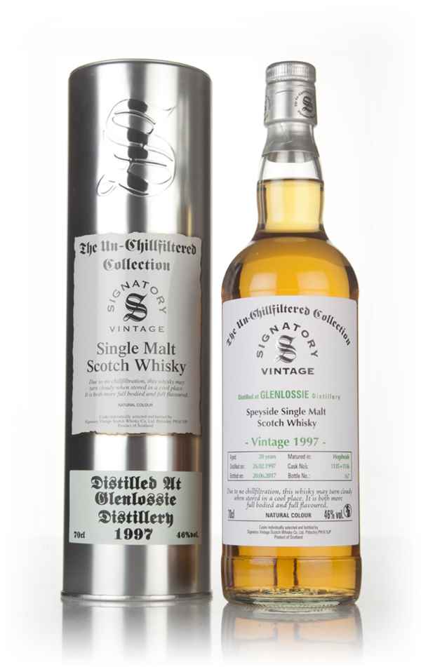 Glenlossie 20 Year Old 1997 (casks 1135 & 1136) - Un-Chillfiltered Collection (Signatory)