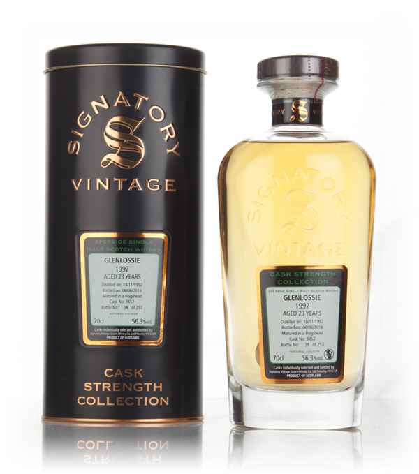 Glenlossie 23 Year Old 1992 (cask 3452) - Cask Strength Collection (Signatory)