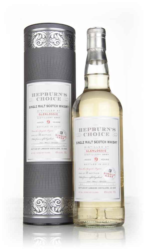 Glenlossie 9 Year Old 2007 - Hepburn's Choice (Langside)
