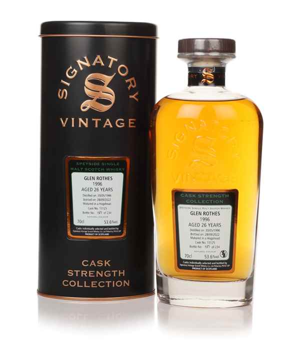 The Glenrothes 26 Year Old 1996 (cask 15125) - Cask Strength Collection (Signatory)