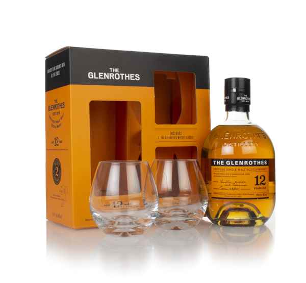 The Glenrothes 12 Year Old Gift Pack with 2x Glasses