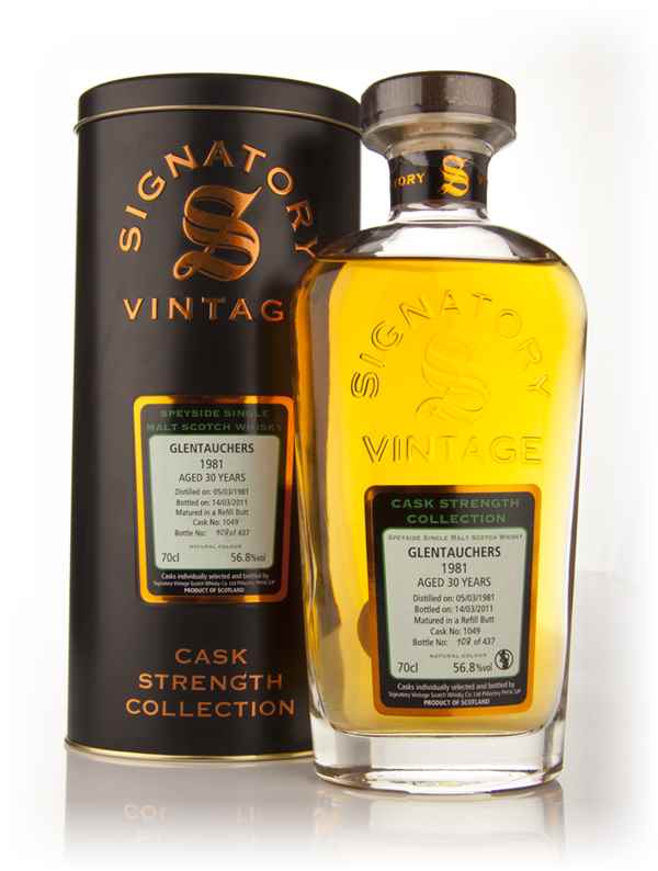 Glentauchers 30 Year Old 1981 Cask 1049 - Cask Strength Collection (Signatory)
