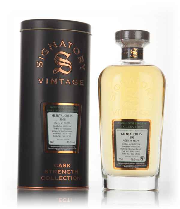 Glentauchers 21 Year Old 1996 (cask 1392 & 1400) - Cask Strength Collection (Signatory)