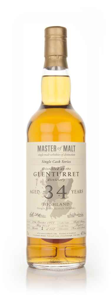 Glenturret 34 Year Old 1977 - Single Cask (Master of Malt)