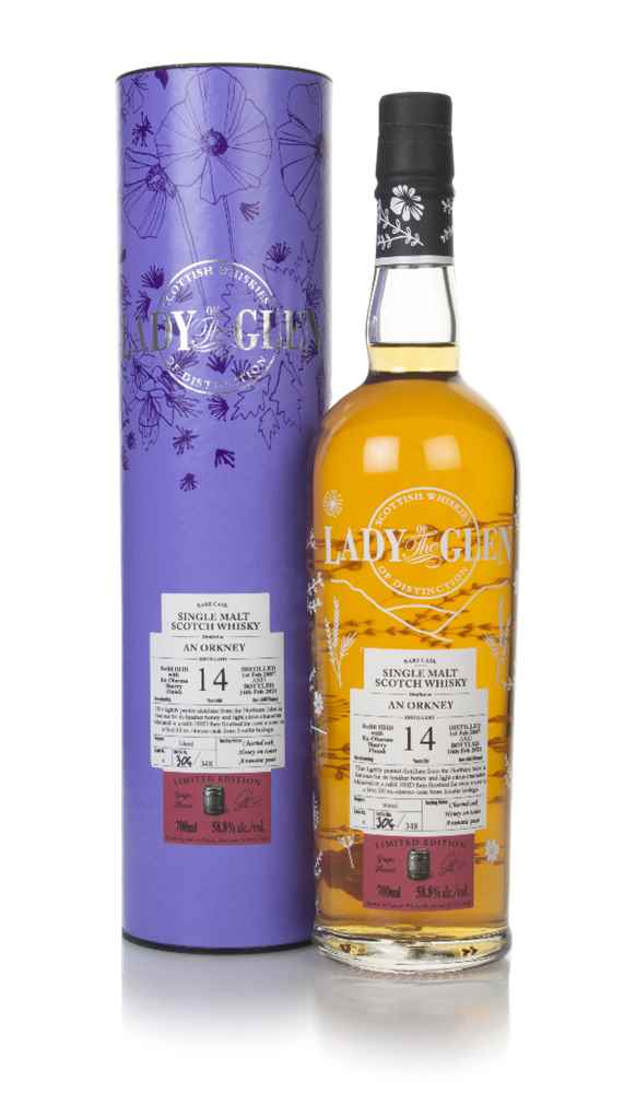 Orkney 14 Year Old 2007 (cask 6) - Lady of the Glen (Hannah Whisky Merchants)