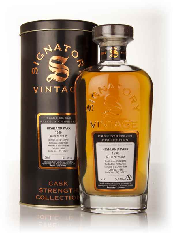 Highland Park 20 Year Old 1990 Cask 15699 - Cask Strength Collection (Signatory)