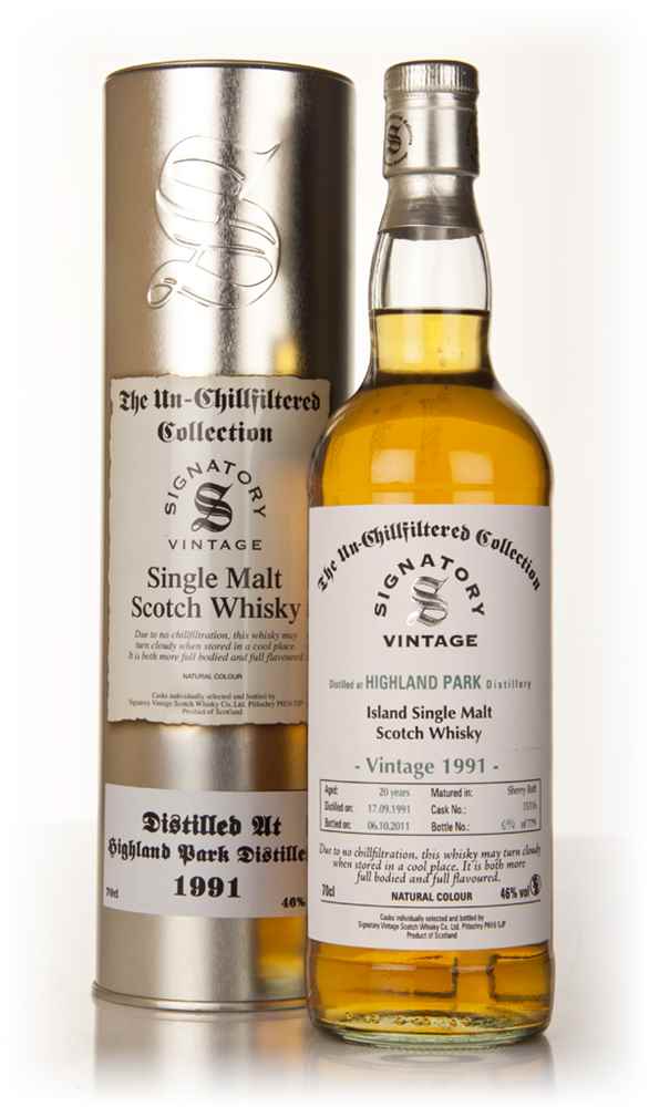 Highland Park 20 Year Old 1991 Cask 15116 - Un-Chillfiltered (Signatory)