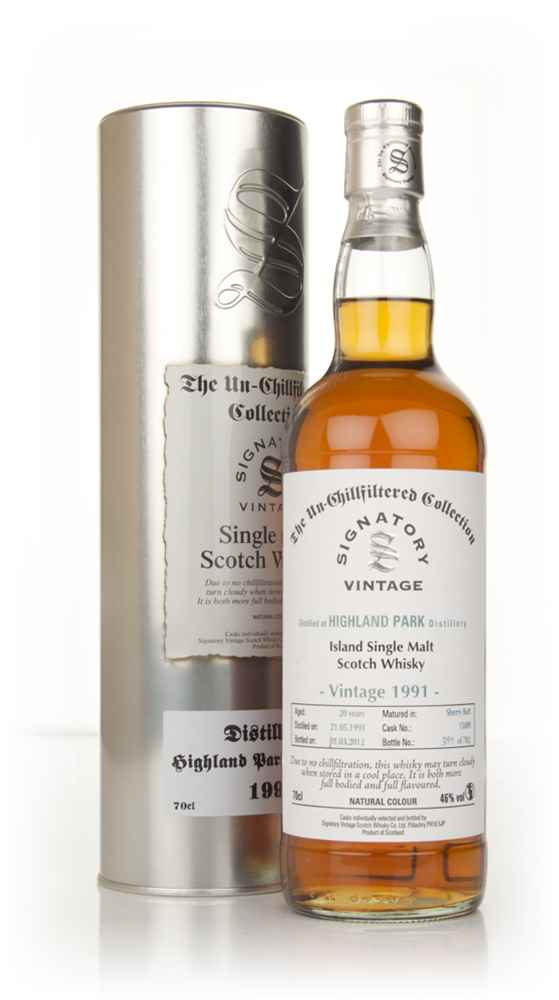 Highland Park 20 Year Old 1991 - Un-Chillfiltered (Signatory)