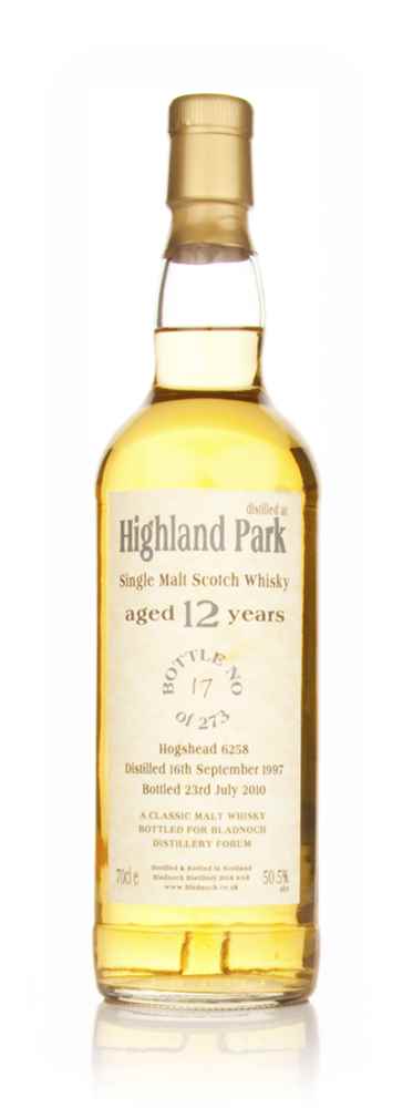 Highland Park 12 Year Old 1997 Cask 6258 (Bladnoch)