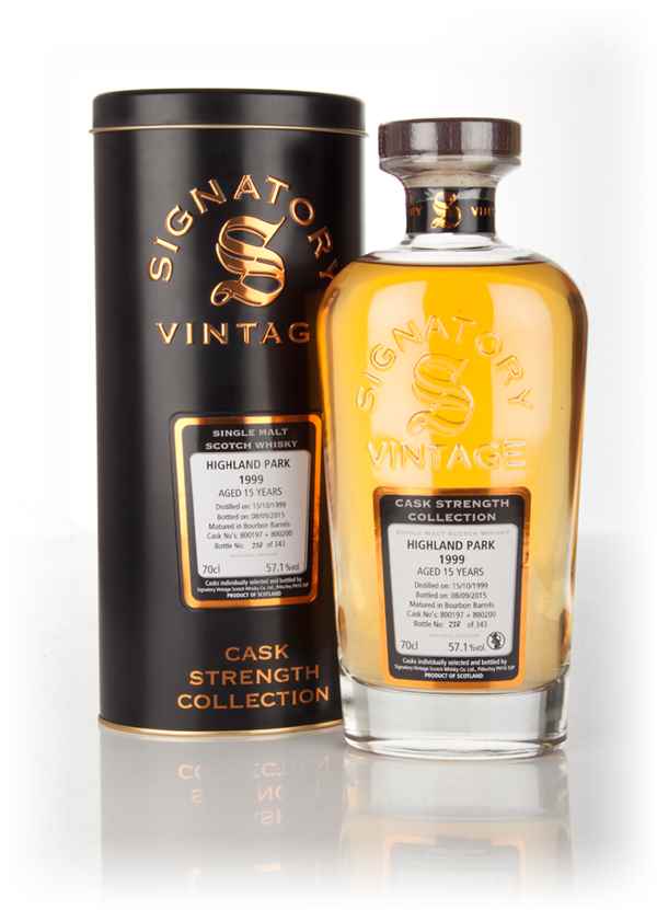 Highland Park 15 Year Old 1999 (casks 800197 & 800200) - Cask Strength Collection (Signatory)
