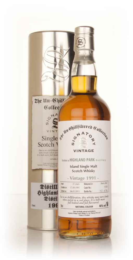 Highland Park 21 Year Old 1991 (cask 15128) - Un-Chillfiltered Collection (Signatory)
