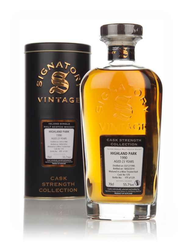Highland Park 23 Year Old 1990 (cask 570) - Cask Strength Collection (Signatory)