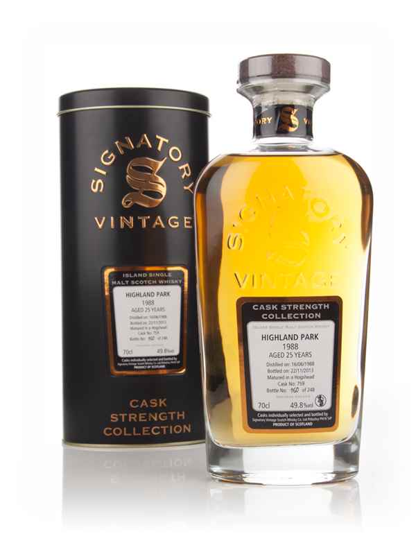 Highland Park 25 Year Old 1988 (cask 759) - Cask Strength Collection (Signatory)