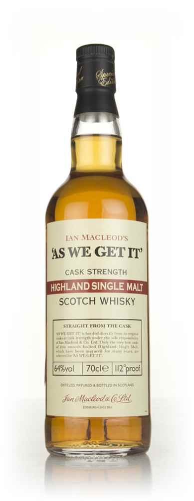 Highland Single Malt - As We Get It (Ian Macleod) 64%
