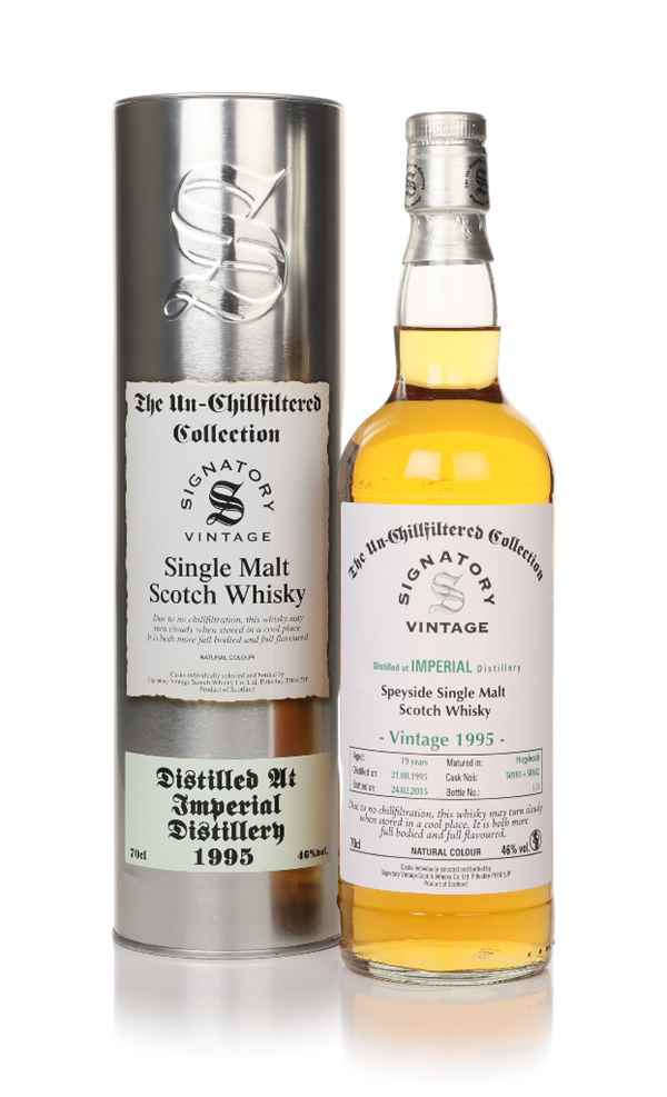 Imperial 19 Year Old 1995 (casks 50181 & 50182) - Un-Chillfiltered Collection (Signatory)