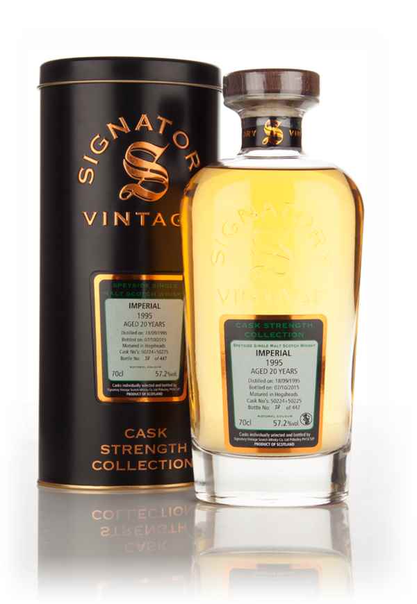 Imperial 20 Year Old 1995 (casks 50224 + 50225) - Cask Strength Collection (Signatory)