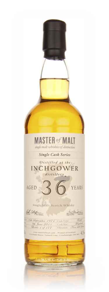Inchgower 36 Year Old 1974 - Single Cask (Master of Malt)