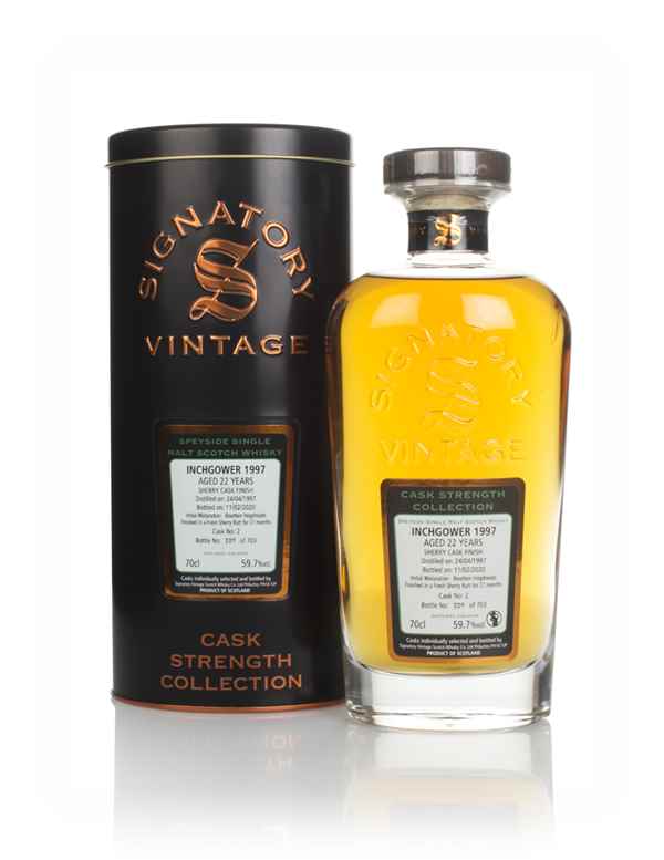 Inchgower 22 Year Old 1997 (cask 2) - Cask Strength Collection (Signatory)