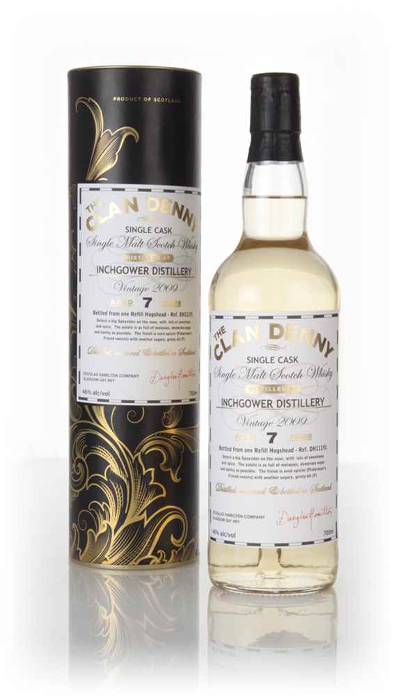 Inchgower 7 Year Old 2009 (cask 11191) - The Clan Denny (Douglas Laing)