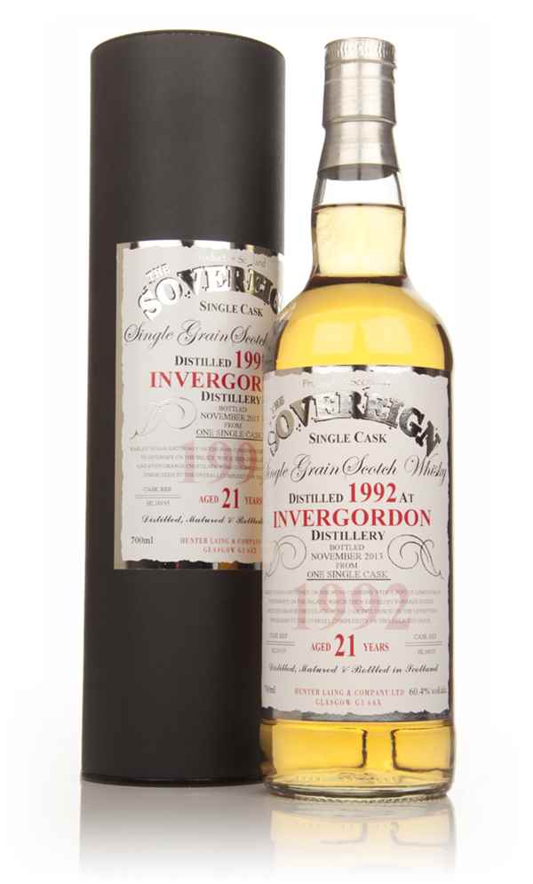 Invergordon 21 Year Old 1992 (cask 10155) - The Sovereign (Hunter Laing)