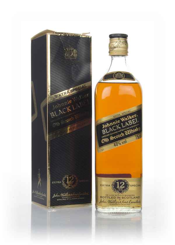 Johnnie Walker Black Label 12 Year Old - 1980s