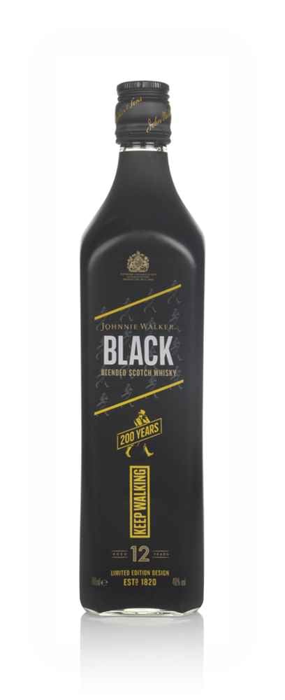 Johnnie Walker Black Label 12 Year Old - 200 Years Limited Edition Whisky - Master Of Malt