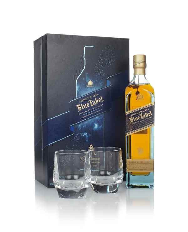 Johnnie Walker Blue Label Gift Pack with 2x Glasses