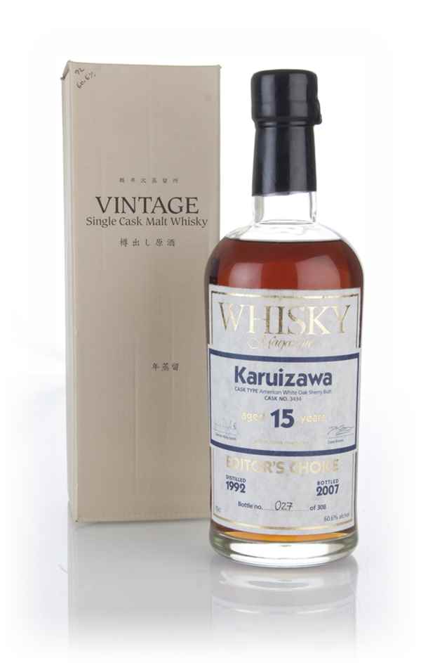 Karuizawa 15 Year Old 1992 (cask 3434) - Editor's Choice (Whisky Magazine)