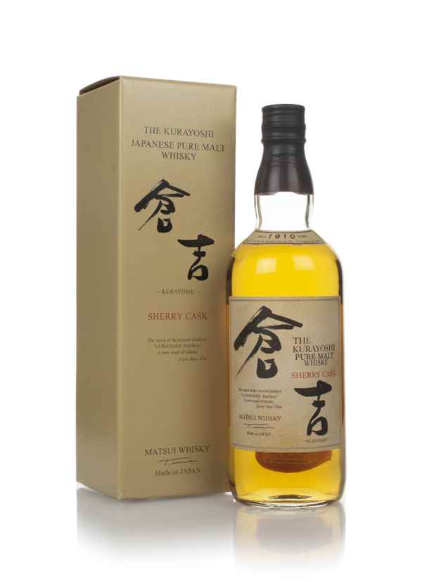 Matsui Whisky THE KURAYOSHI Pure Malt Whisky SHERRY CASK 43,00% 0,70 lt.