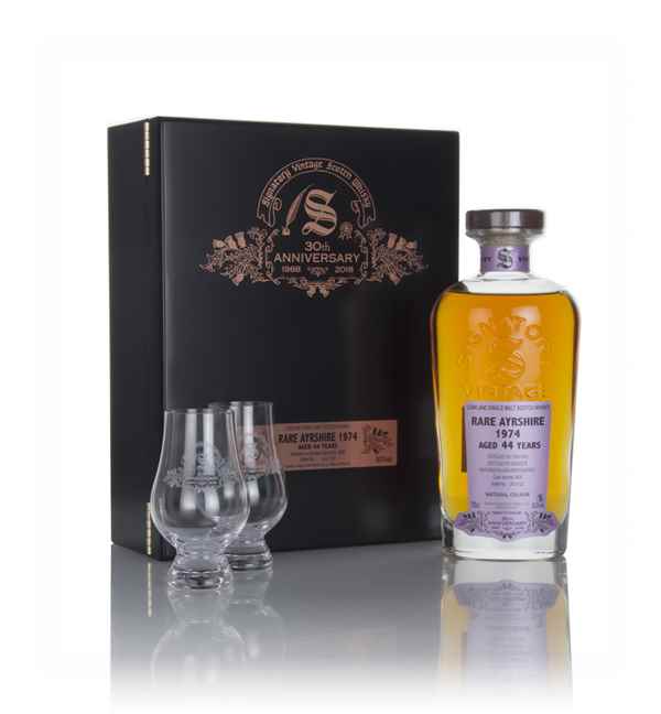 Rare Ayrshire 44 Year Old 1974 (cask 2606) - 30th Anniversary Gift Box (Signatory)