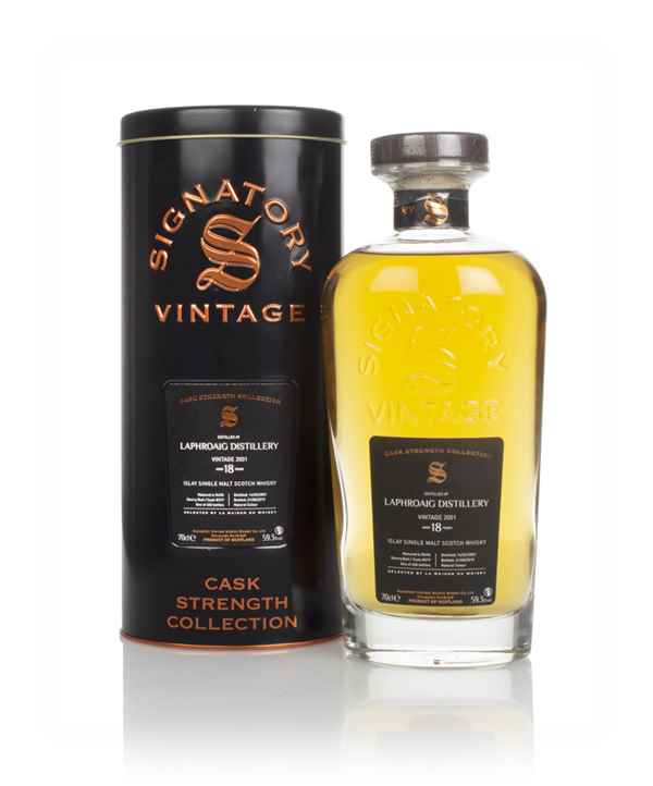 Laphroaig 18 Year Old 2001 (cask 319) - Cask Strength Collection (Signatory)