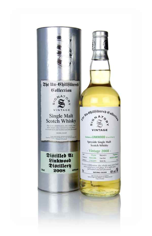 Linkwood 10 Year Old 2008 (casks 803839 & 803840) - Un-Chillfiltered Collection (Signatory)