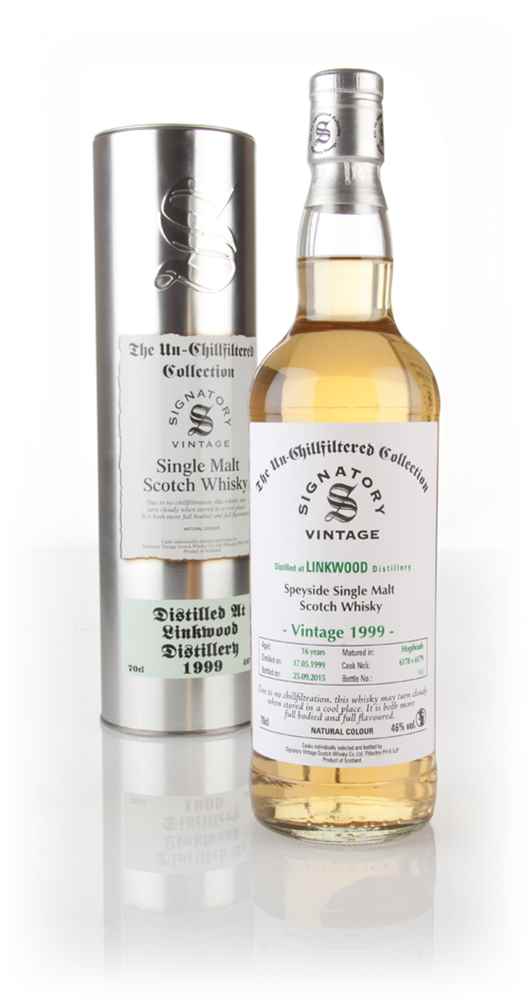 Linkwood 16 Year Old 1999 (casks 6178 & 6179) - Un-Chillfiltered (Signatory)