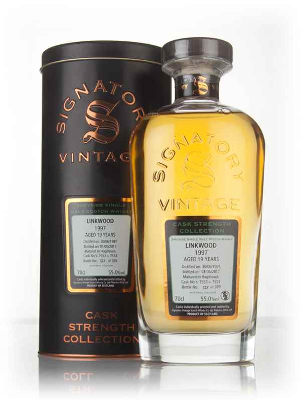 Linkwood 19 Year Old 1997 (cask 7553 & 7554) - Cask Strength Collection (Signatory)