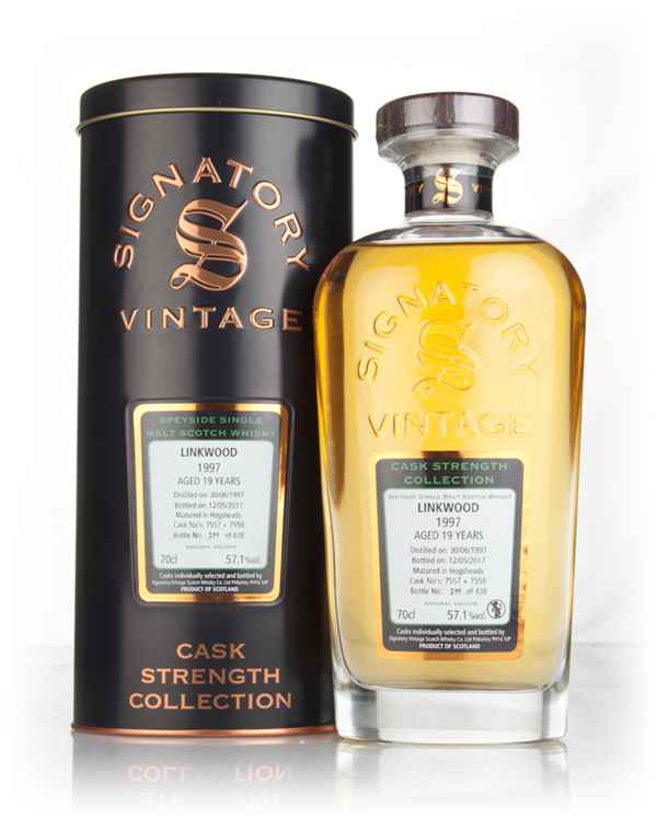 Linkwood 19 Year Old 1997 (casks 7557 & 7558) - Cask Strength Collection (Signatory)
