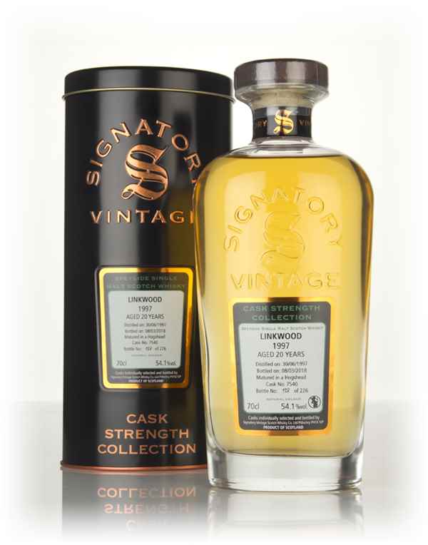 Linkwood 20 Year Old 1997 (cask 7540) - Cask Strength Collection (Signatory)