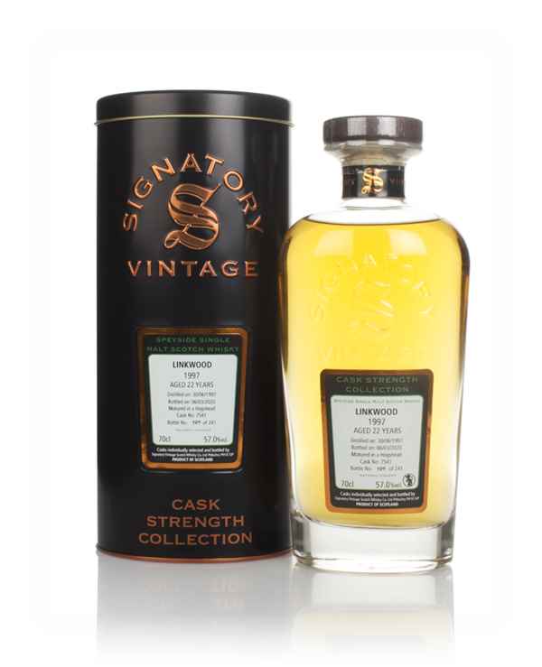 Linkwood 22 Year Old 1997 (cask 7541) - Cask Strength Collection (Signatory)