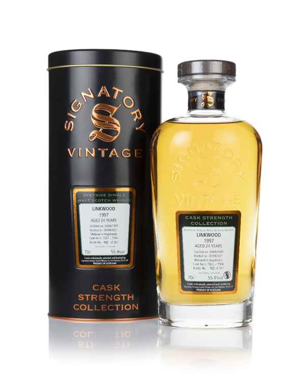 Linkwood 24 Year Old 1997 (cask 7563 & 7564) - Cask Strength Collection (Signatory)