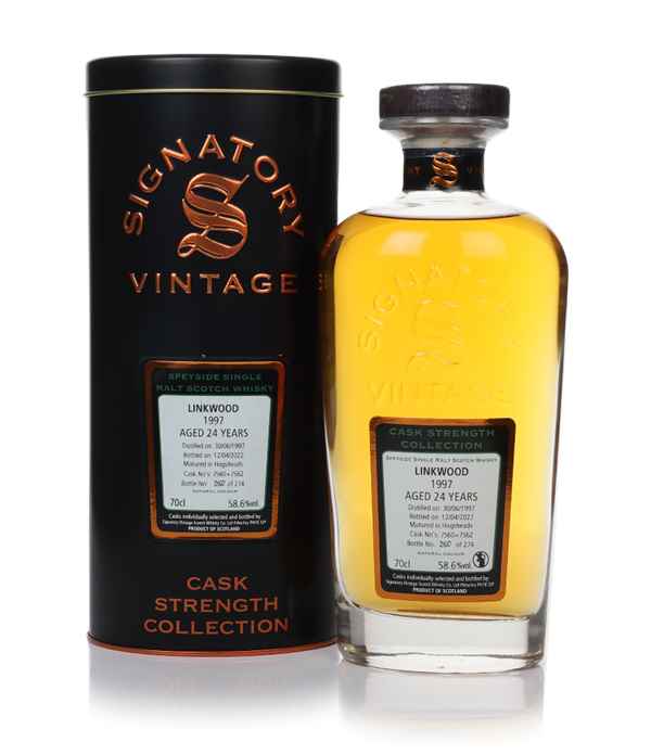 Linkwood 24 Year Old 1997 (casks 7560+7562) - Cask Strength Collection (Signatory)