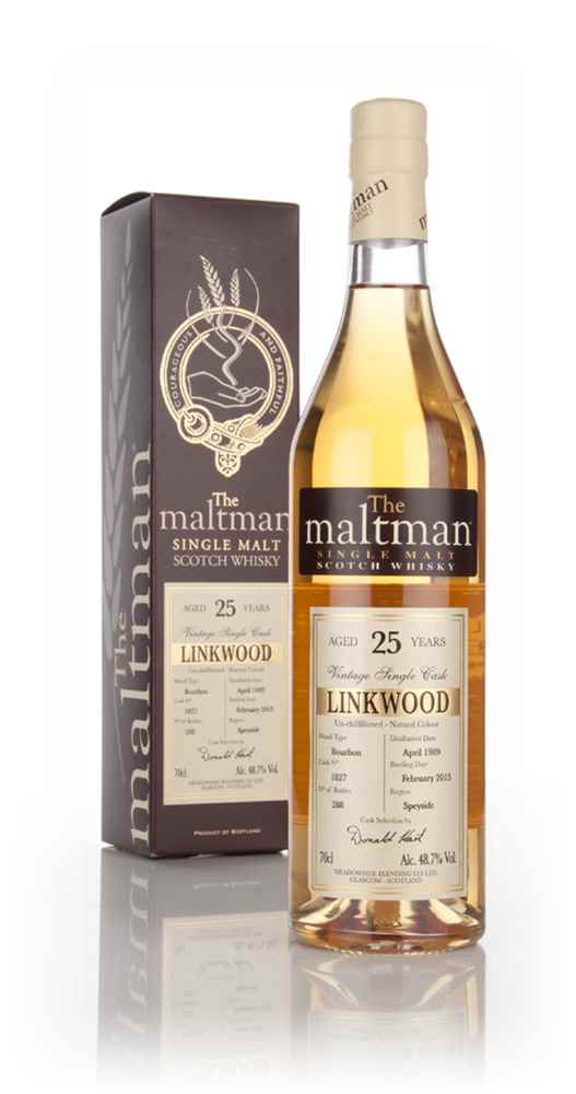 Linkwood 25 Year Old 1989 (cask 1827) - The Maltman