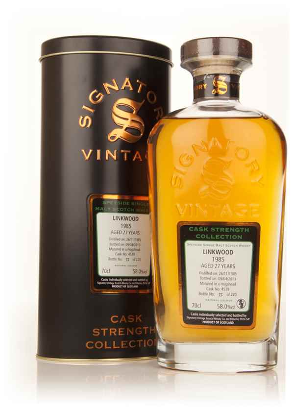 Linkwood 27 Year Old 1985 (cask 4539) - Cask Strength Collection (Signatory)