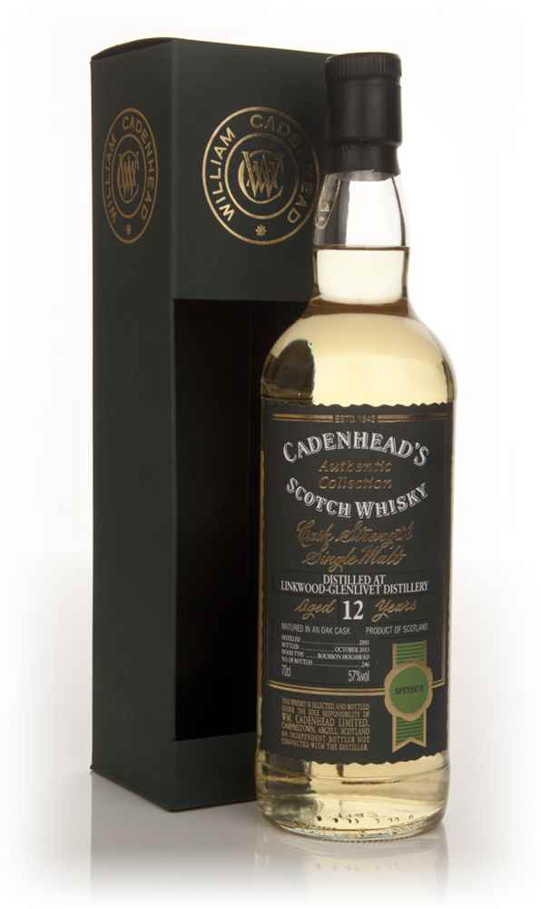 Linkwood-Glenlivet 12 Year Old 2001 - Authentic Collection (WM Cadenhead) 