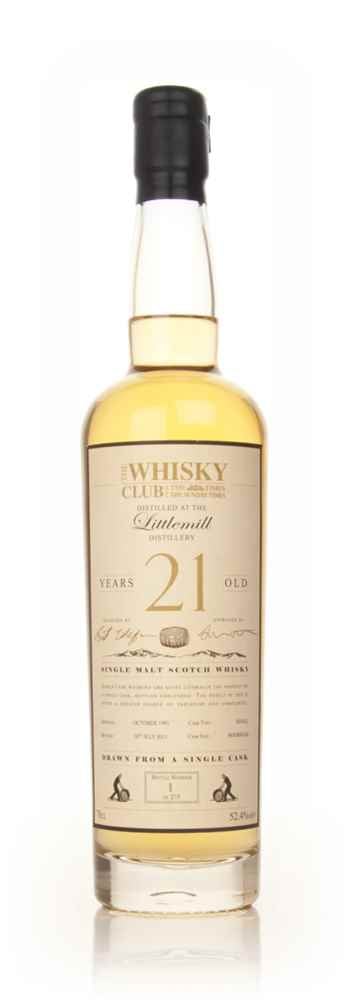 Littlemill 21 Year Old 1991 (The Whisky Club)