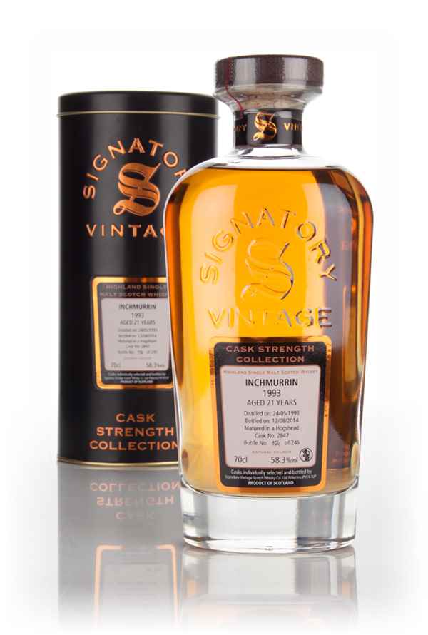 Inchmurrin 21 Year Old 1993 (cask 2847) - Cask Strength Collection (Signatory)