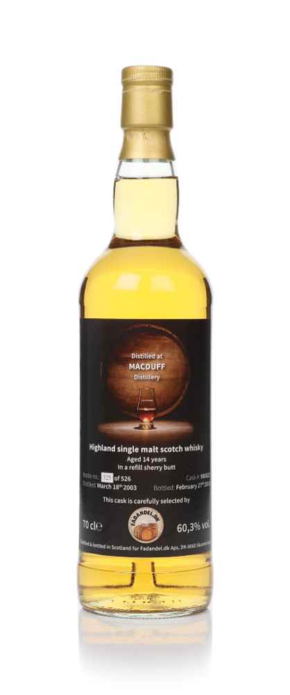 Macduff 14 Year Old 2003 (cask 9000023) - Fadandel