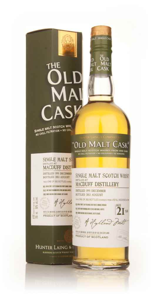 Macduff 21 Year Old 1991 (9909) - Old Malt Cask (Hunter Laing) 