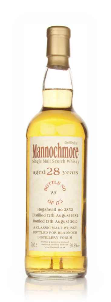 Mannochmore 28 Year Old 1982 (Bladnoch)