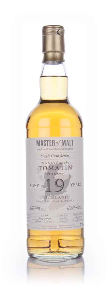 Tomatin 19 Year Old - Cask Strength Single Cask (Master of Malt)