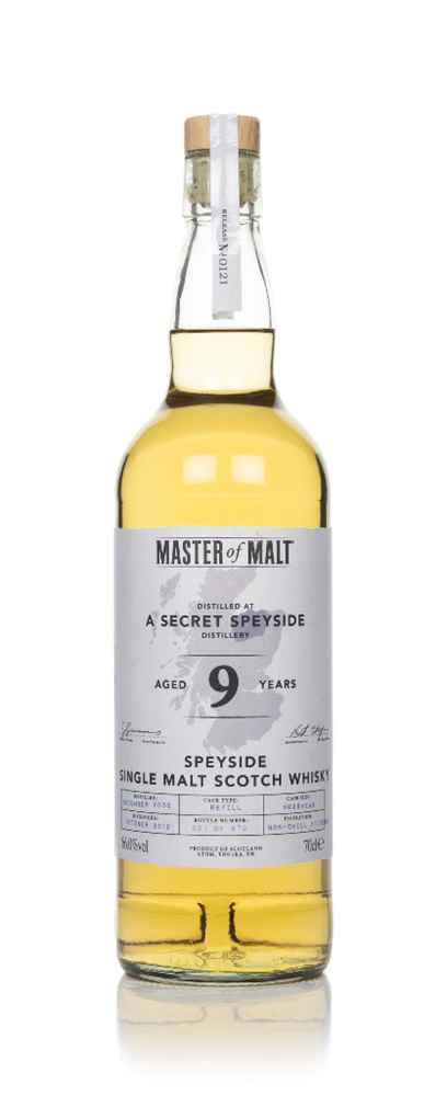 A Secret Speyside 9 Year Old 2009 (Master of Malt)