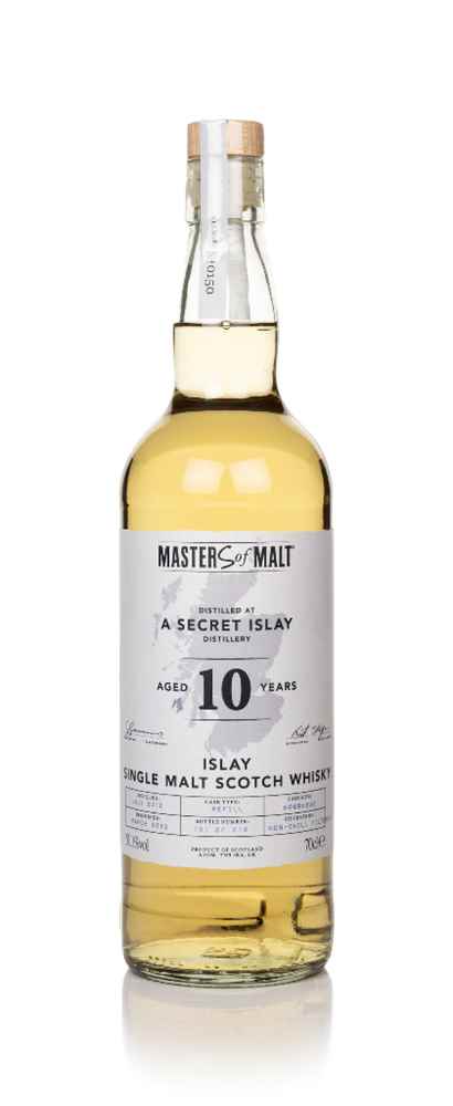 Secret Islay Distillery 10 Year Old 2012 (Masters of Malt)